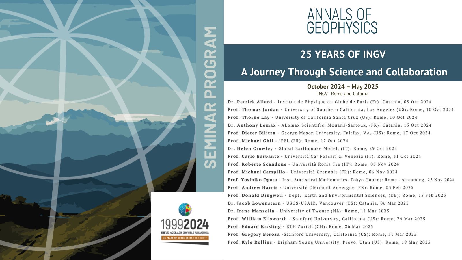 25 INGV SEMINAR PROGRAM 2025